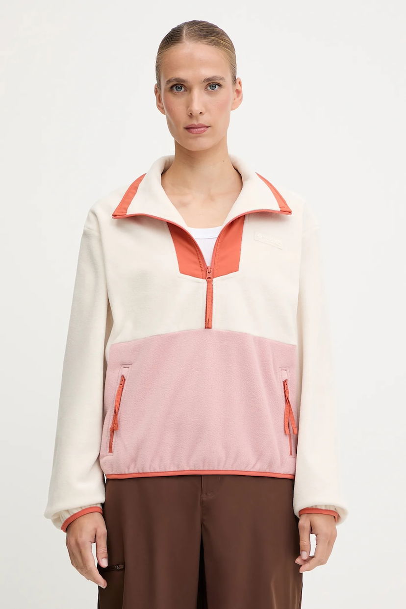 Pulover Columbia Sequoia Grove Color Block Half-Zip Fleece Pullover Večbarvna | 2085453