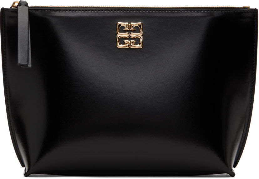 Torbica Givenchy Black Leather 4G Pouch Črna | BB60NSB13A001