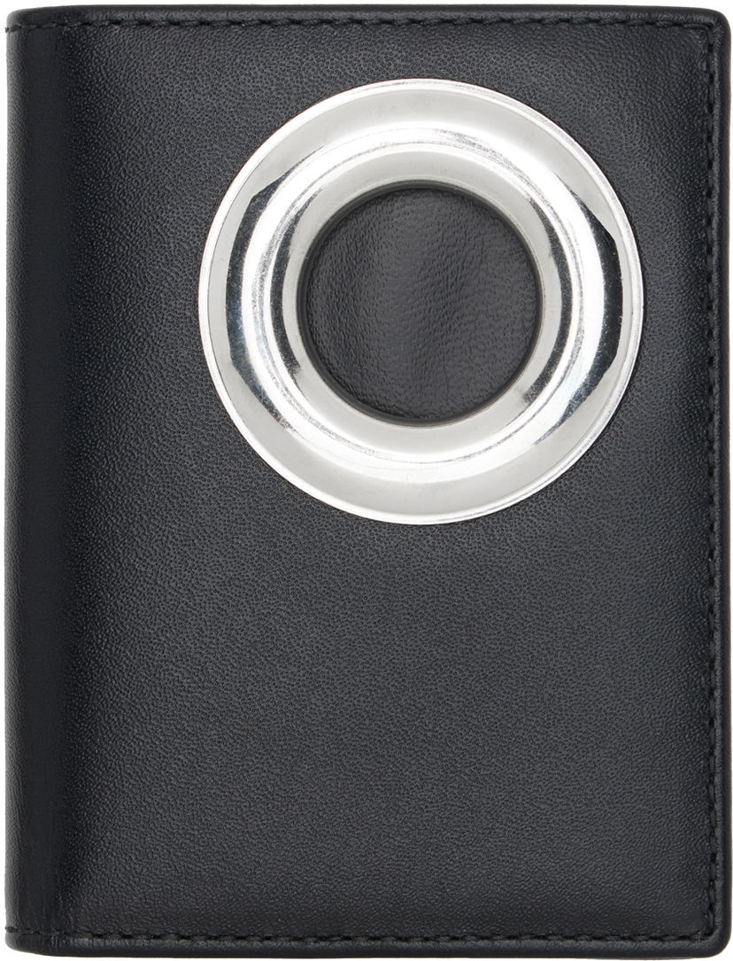 Denarnica Comme des Garçons COMME des GARÇONS WALLETS Black Silver Eyelet Wallet Črna | SA0641SE