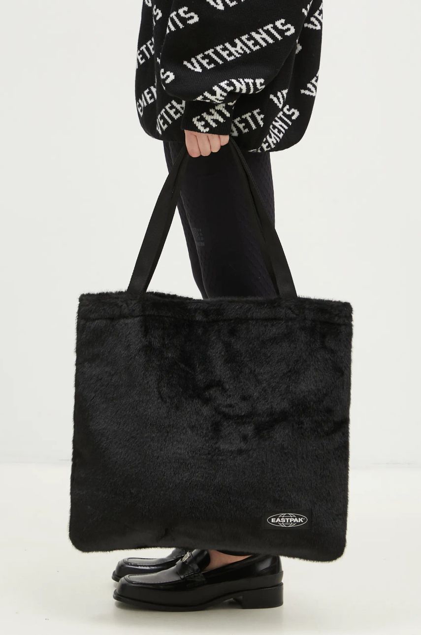 Tote bag EASTPAK Eastpak Charlie Fuzzy Tote Bag Črna | EK0A5BCK2Q81, 0