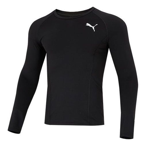 Nogavice Puma Long Sleeve Running Tee Črna | 522079-01, 0