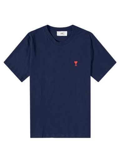 Majica AMI Tonal Small A Heart Tee Mornarica | UTS001-724-491