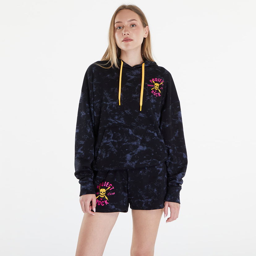 Pulover Under Armour Project Rock W Underground Terry Hoodie Black/ Nova Orange/ Black Črna | 1382711-001