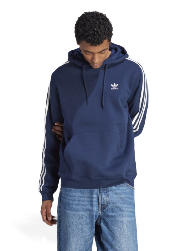 Pulover adidas Performance Mikina Adicolor Classics 3-Stripes Mornarica | IL2489