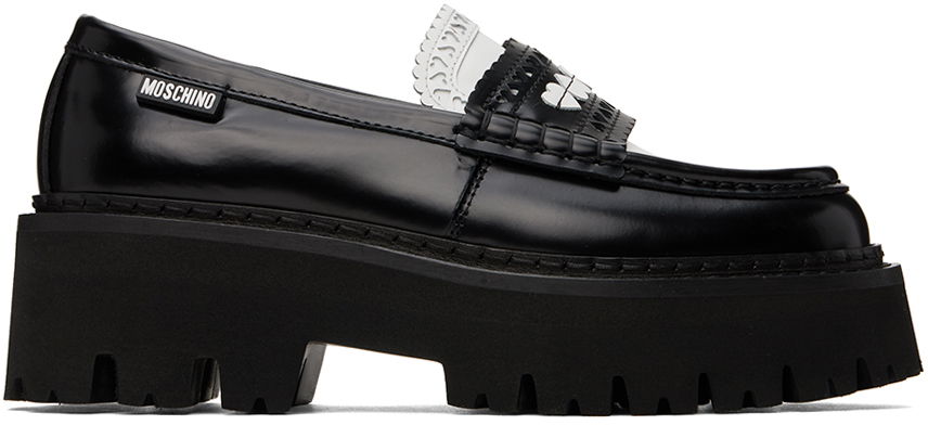 Oblačila Moschino Moschino Platform Loafers Črna | MA10166G1L MJ1 00A, 0