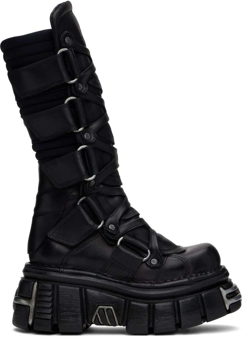 Oblačila VETEMENTS Vetements New Rock Edition Tower Boots Črna | UA66SN130B
