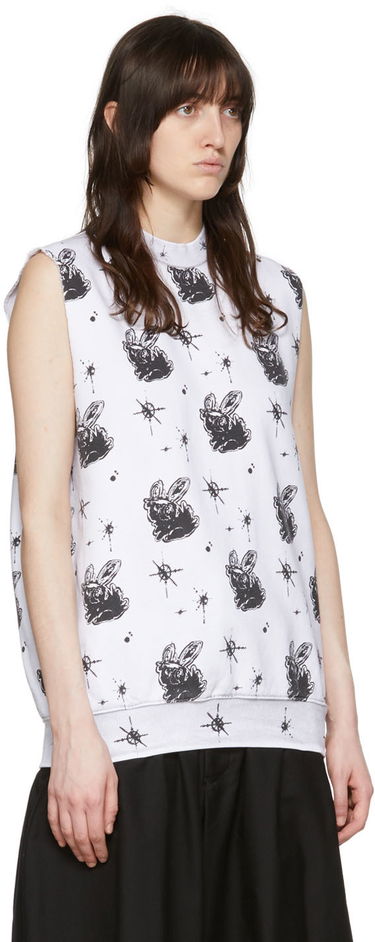 Majica brez rokavov We11done We11done Graphic Print Tank Top Bela | WD-TV1-22-559-U-WH, 1