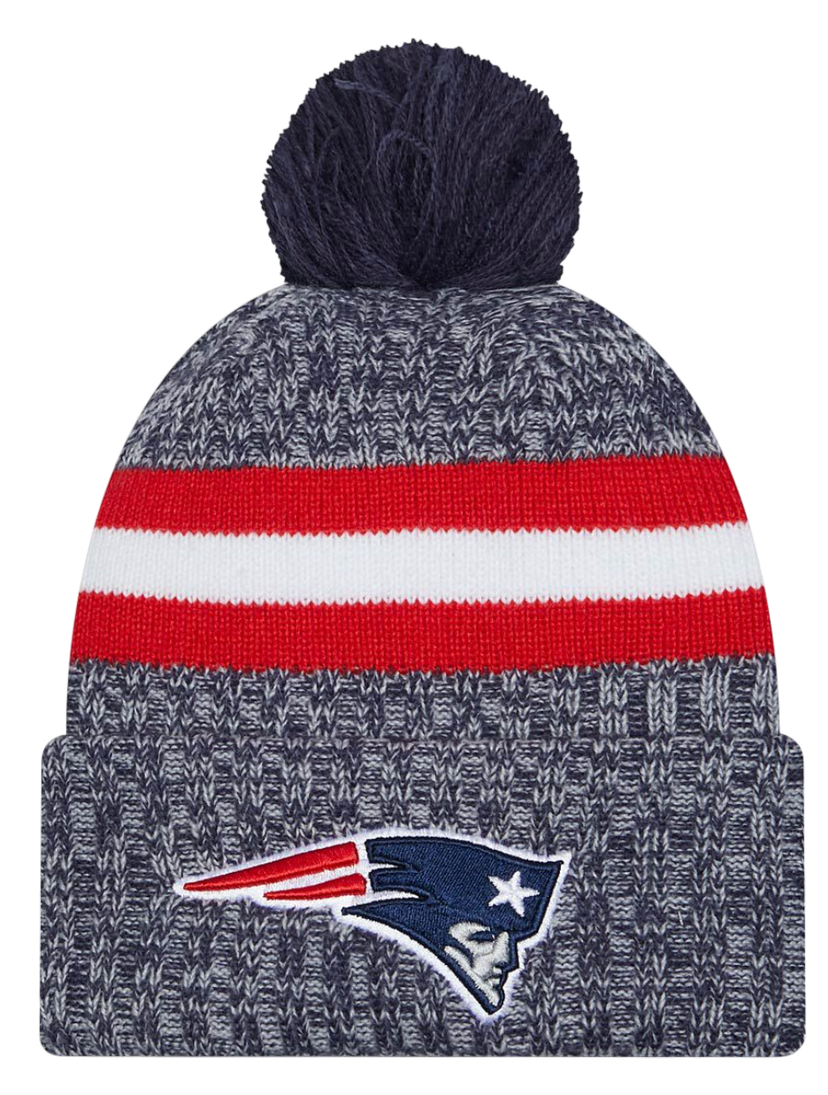 Beanie New Era New Era New England Patriots Beanie with Pom Mornarica | 60407584-60407584