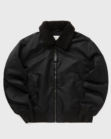 Bomber jakna CALVIN KLEIN AVIATOR SHERPA JACKET Črna | J30J326108BEH, 0