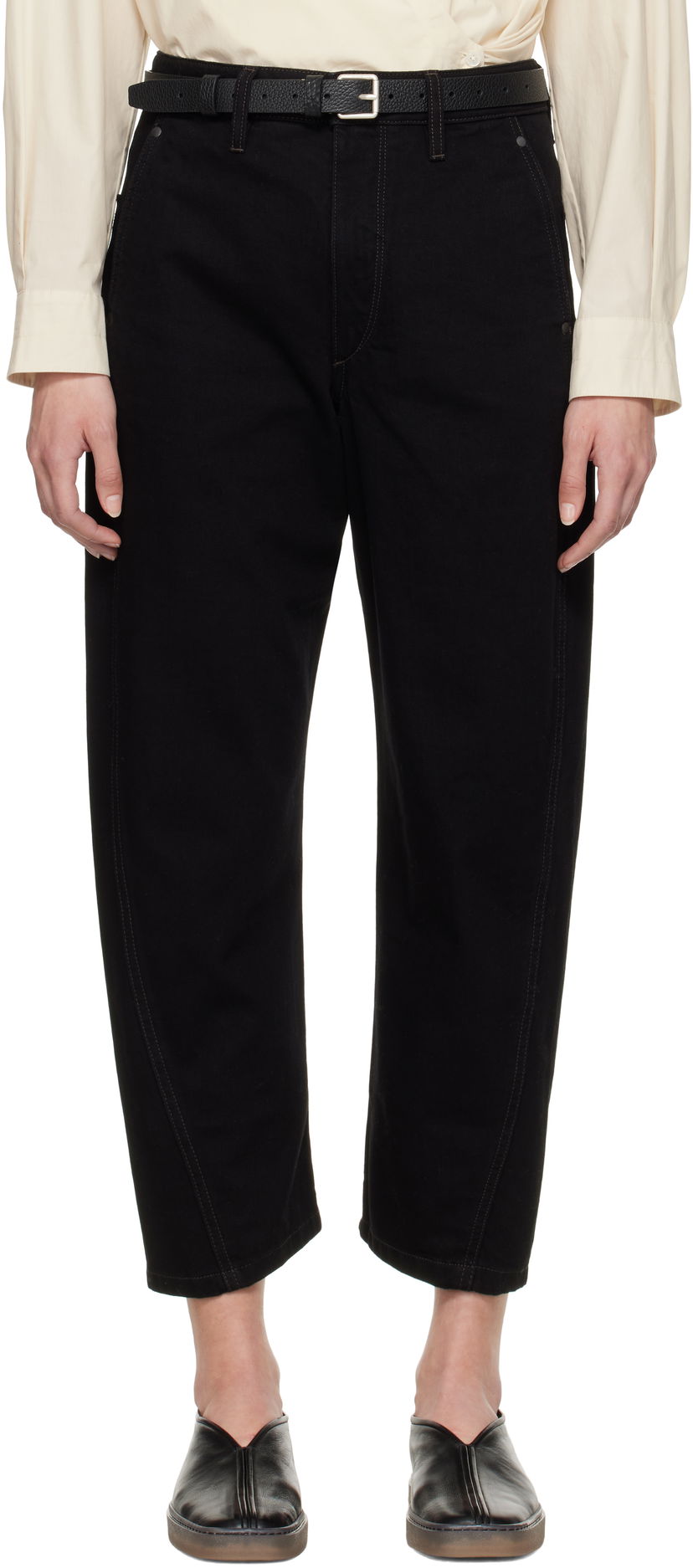 Kavbojke LEMAIRE Lemaire Twisted Jeans Črna | PA1051 LD1031