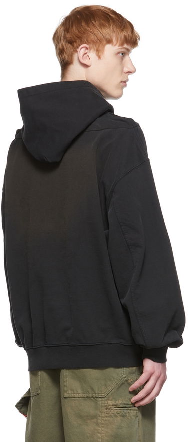 Pulover We11done We11done Cotton Hoodie Črna | WD-TH1-22-509-U-BK, 2