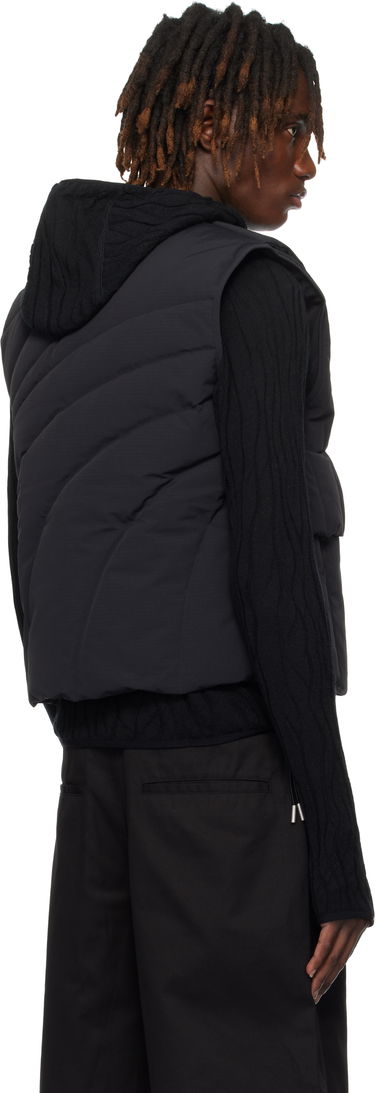 Telovnik HELIOT EMIL HELIOT EMIL Layered Down Vest Črna | PRESS25_M_03_003_BLK01_CO, 2