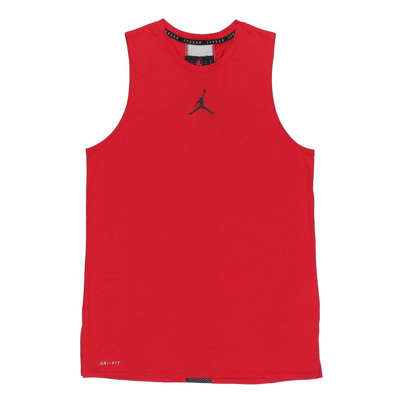 Majica brez rokavov Jordan Jordan Air Logo Breathable Basketball Vest Rdeča | CZ7851-687