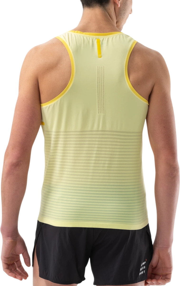 Majica brez rokavov Compressport Compressport Pro Racing Singlet Rumena | atsm7427-atsm7427035, 1