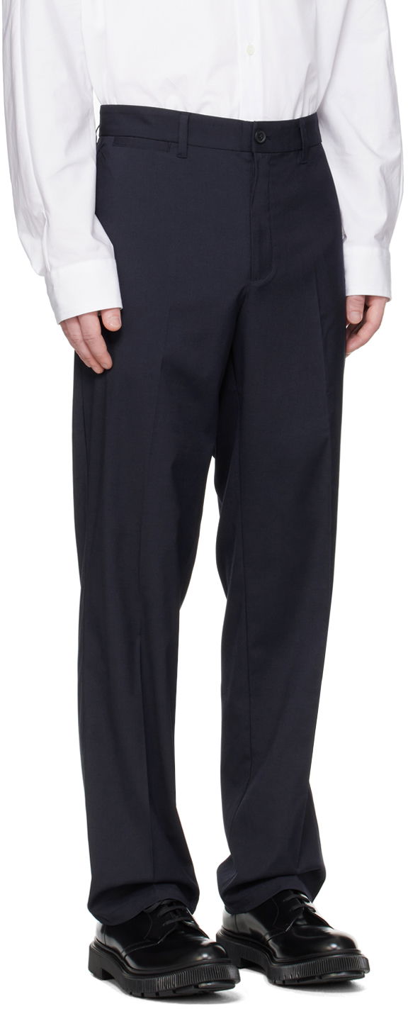 Hlače Samsoe Samsoe Samsøe Samsøe Sajohnny Trousers Mornarica | M24100062, 1