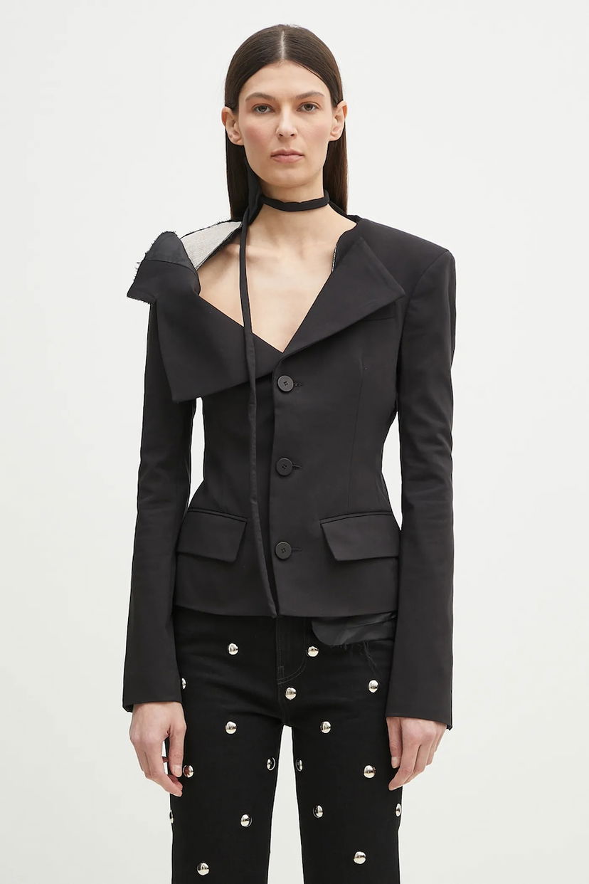 Jakna Ottolinger Ottolinger Off-Shoulder Blazer Črna | 123.600623.01