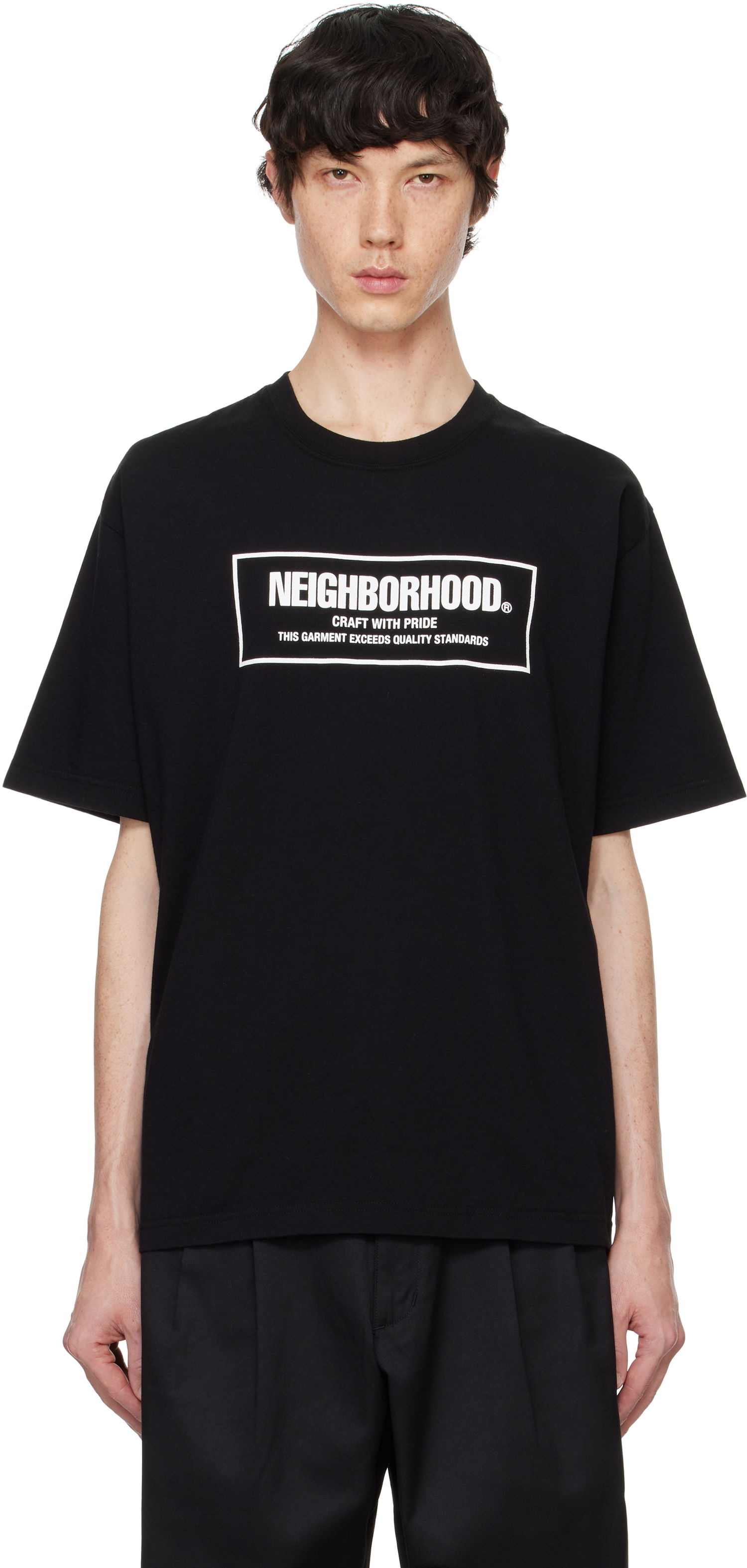 Majica Neighborhood T-shirt SS-1 Print Črna | 242PCNH-ST01, 0