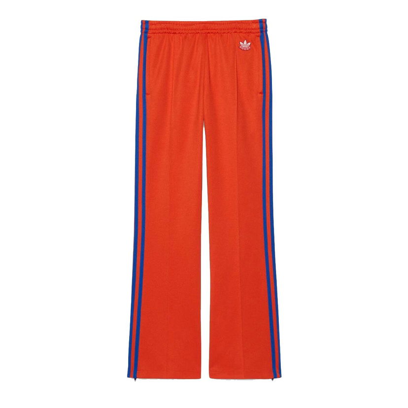Trenirka Gucci adidas x Cotton Jersey Jogging Pant Orange/Blue Rdeča | ‎727535 XJEGU 7476