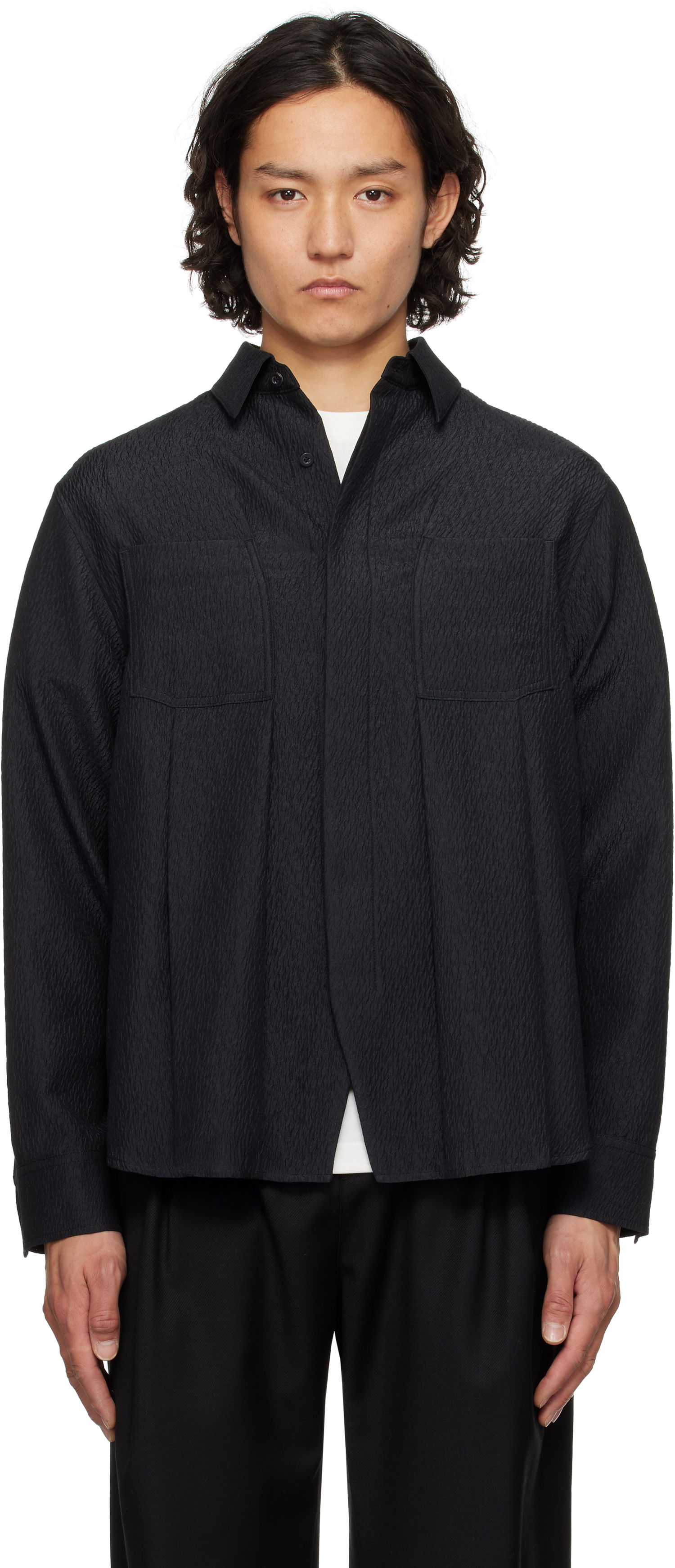 Srajce ADER ERROR ADER error Product. 53 Textured Shirt Črna | BO01SSSH0101BK, 0