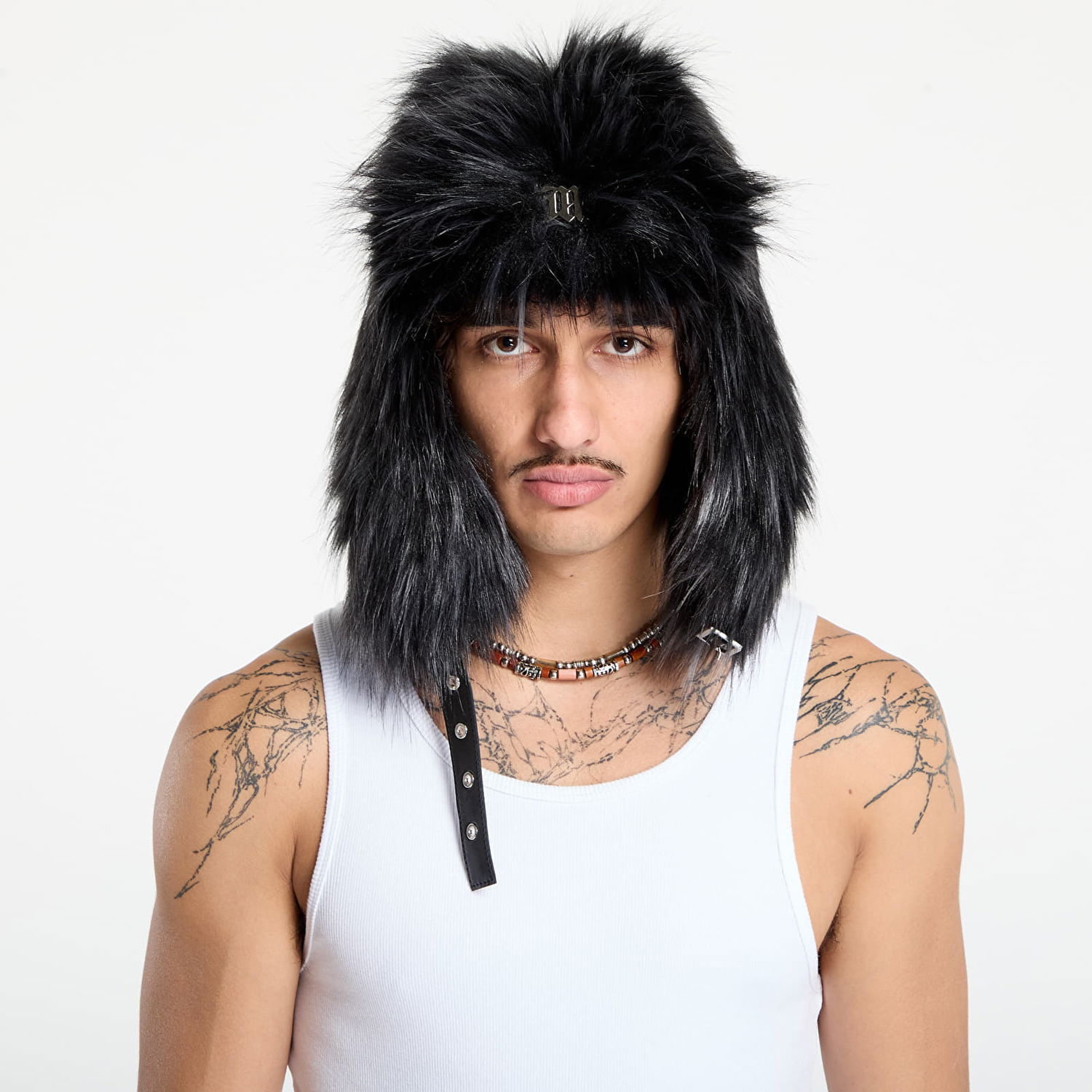 Klobuk MISBHV MISBHV Faux Fur Aviator Hat S/M Črna | 251A503, 0