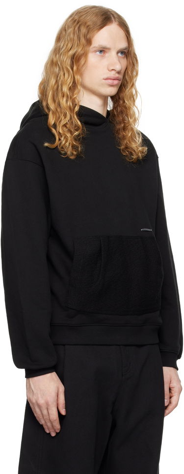 Pulover ADER ERROR Black Patch Pocket Hoodie Črna | BN01FWHD0106BK, 1