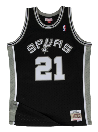 Dres Mitchell & Ness NBA Swingman Jersey San Antonio Spurs Tim Duncan Črna | SMJYGS18208-SASBLCK98TDU