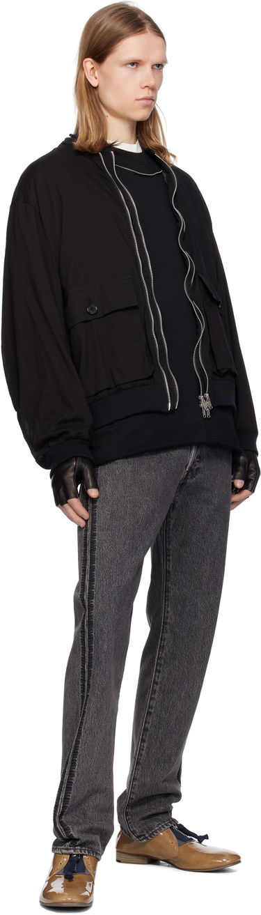 Bomber jakna UNDERCOVER Undercover Double Zip Jacket Črna | UC1E4206-2, 3