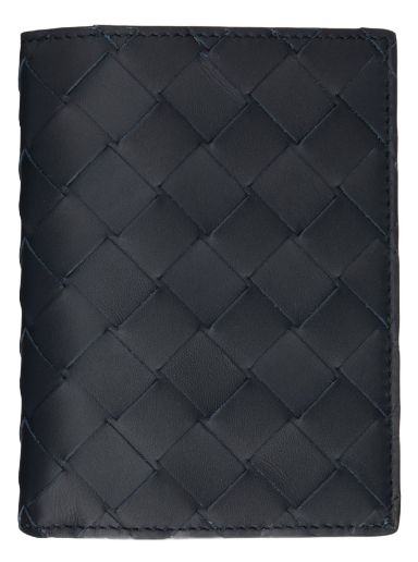 Denarnica Bottega Veneta Flap Wallet Mornarica | 742143 VCPQ6