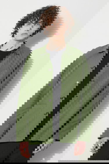 Srajce Universal Works Universal Works Bakers Overshirt, Relaxed Fit Zelena | 30680.BIRCH, 2