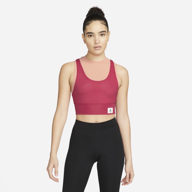 Modrček Jordan Jordan Essentials Cropped Top Rdeča | DN0602-614