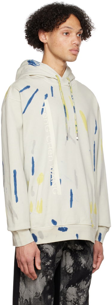 Pulover Feng Chen Wang Feng Chen Wang Tie-Dye Hoodie Bela | FMF14HD06W, 1