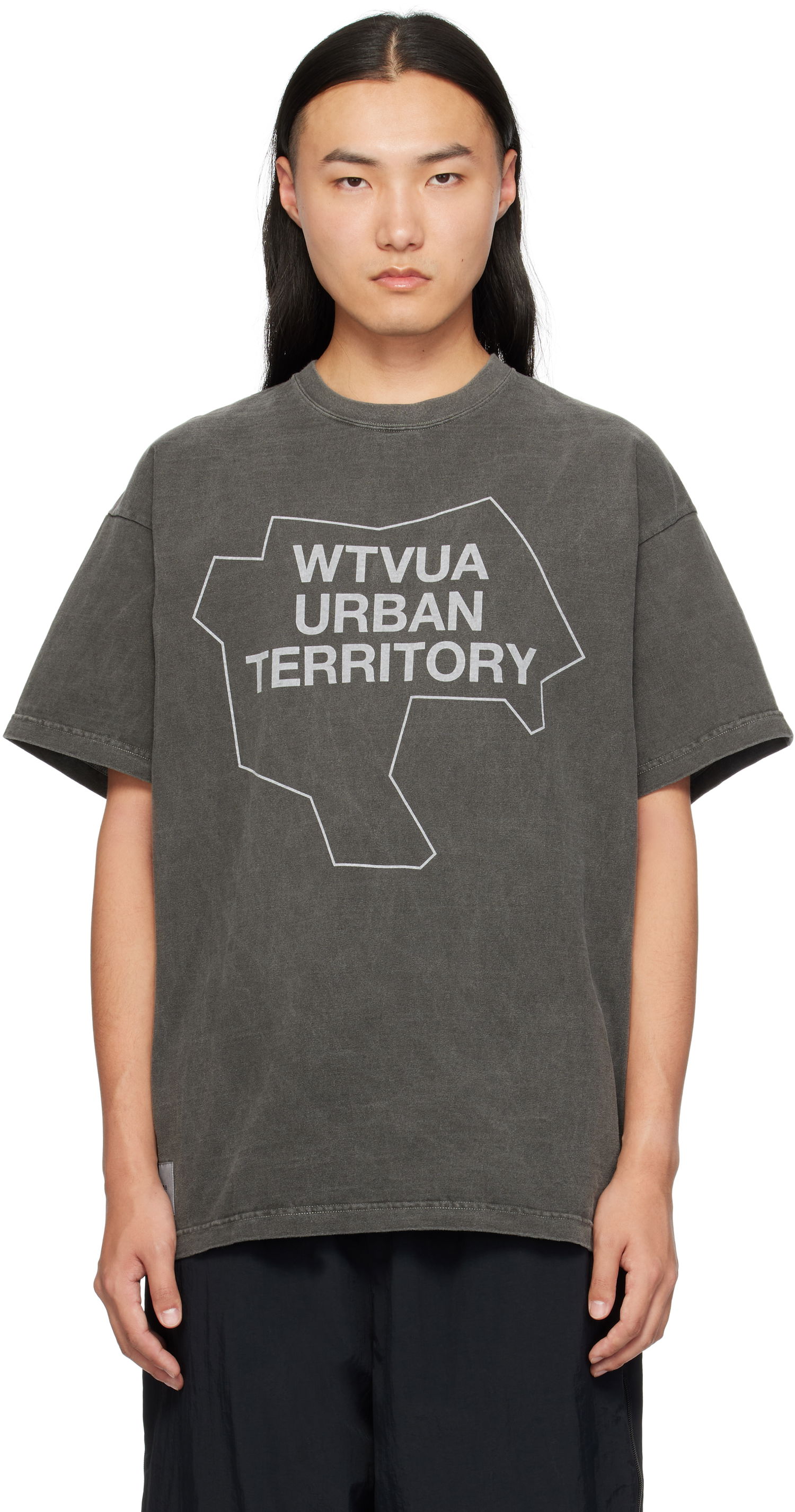 Majica WTAPS WTAPS Territory Graphic T-Shirt Siva | 242ATDT-CSM04, 0