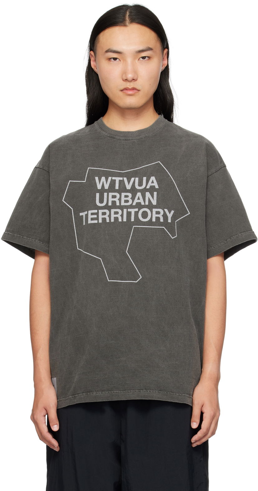 Majica WTAPS WTAPS Territory Graphic T-Shirt Siva | 242ATDT-CSM04