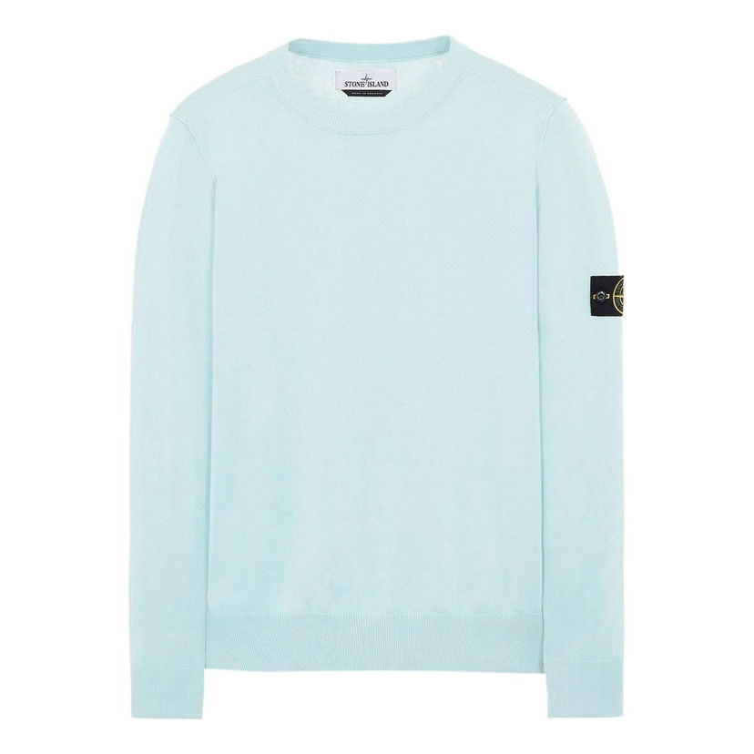 Pleteni pulover Stone Island Crewneck Knit Modra | 7615540B2-V0044