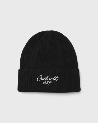 Beanie Carhartt WIP Signature Cable Beanie Črna | I035464-1T8.XX, 1