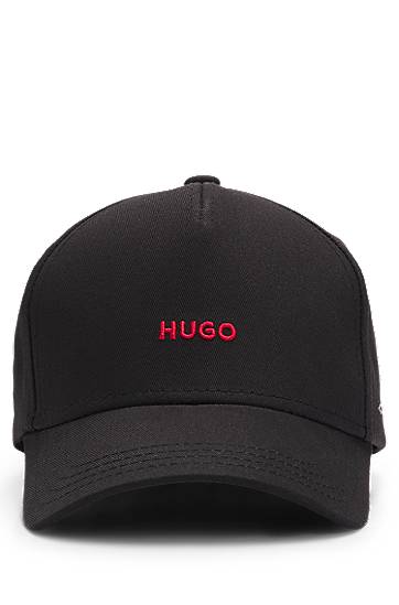 Kapa BOSS HUGO Embroidered Logo Twill Cap Črna | 50519255