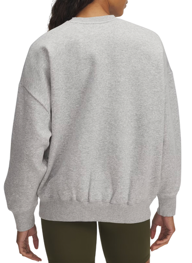 Pulover Under Armour Rival Flc OS Varsity Crew Sweatshirt Siva | 6007880-014, 1