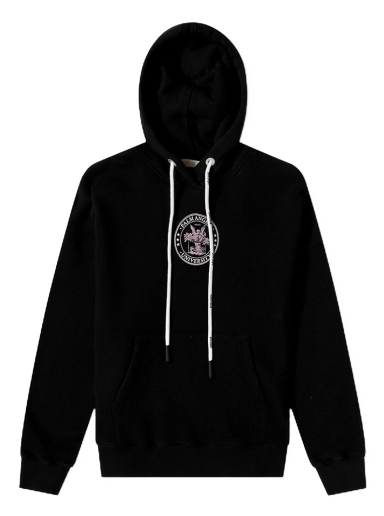 Pulover Palm Angels College Logo Classic Hoody Črna | PWBB023S23FLE0031033