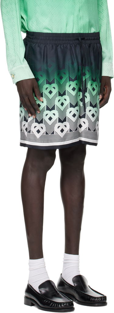 Kratke hlače Casablanca Printed Drawstring Shorts Črna | MPF25-TR-012-01, 3