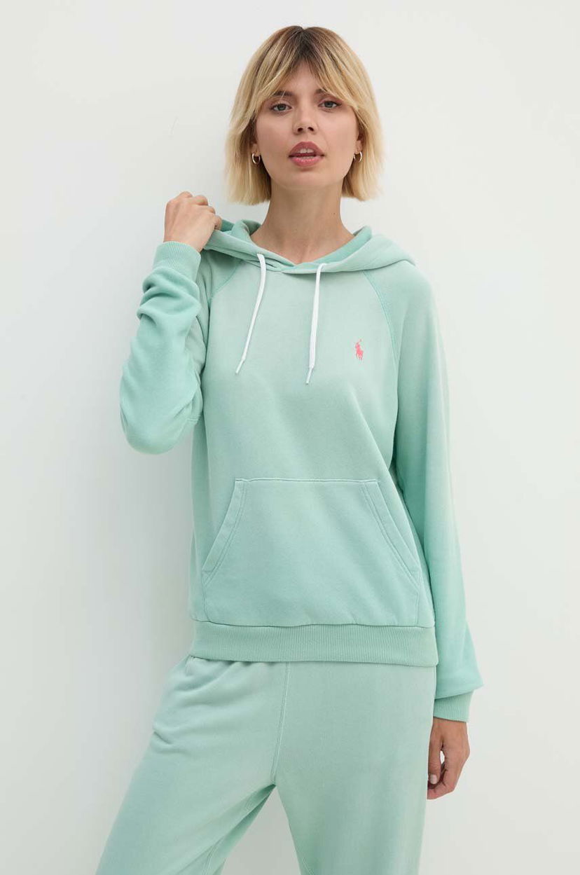Pulover Polo by Ralph Lauren Sweatshirt With Hood Zelena | 211935583