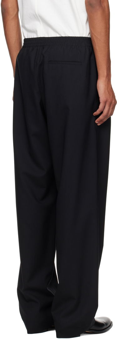 Hlače The Row Konan Elastic Waist Trousers Črna | 803-W3464, 2