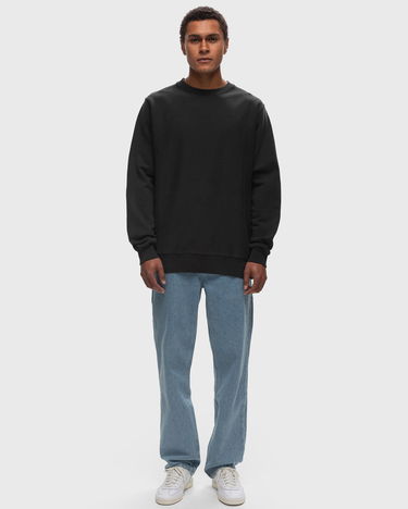 Pulover BSTN Basic Crewneck Sweatshirt Črna | BEASTIN-PLAIN19-UND-29, 2