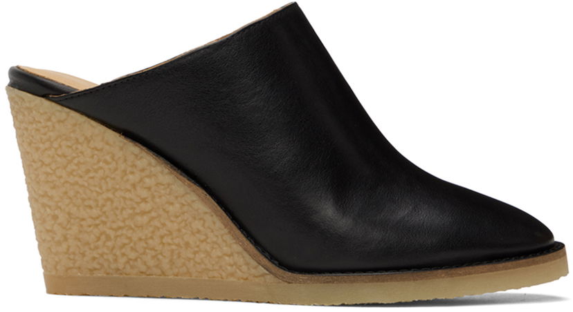 Superge in čevlji ISABEL MARANT Takita Wedge Mules Črna | 22ACP0028-22A020S