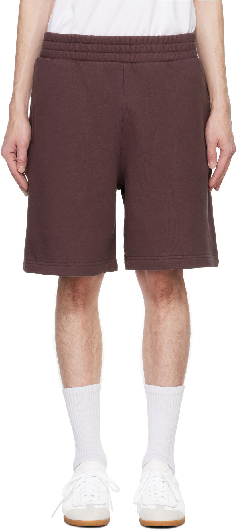 Kratke hlače Palm Angels College Sweat Shorts Rjava | PMCI020F24FLE0012918