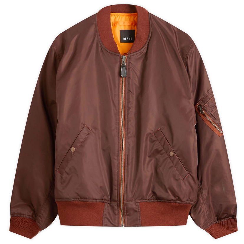 Bomber jakna BEAMS MA1 Jacket Rjava | 1118-5607-139-28