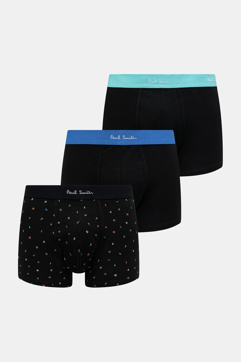 Boksarice Paul Smith Paul Smith Boxer Briefs 3-Pack Črna | M1A.914.T3PK77