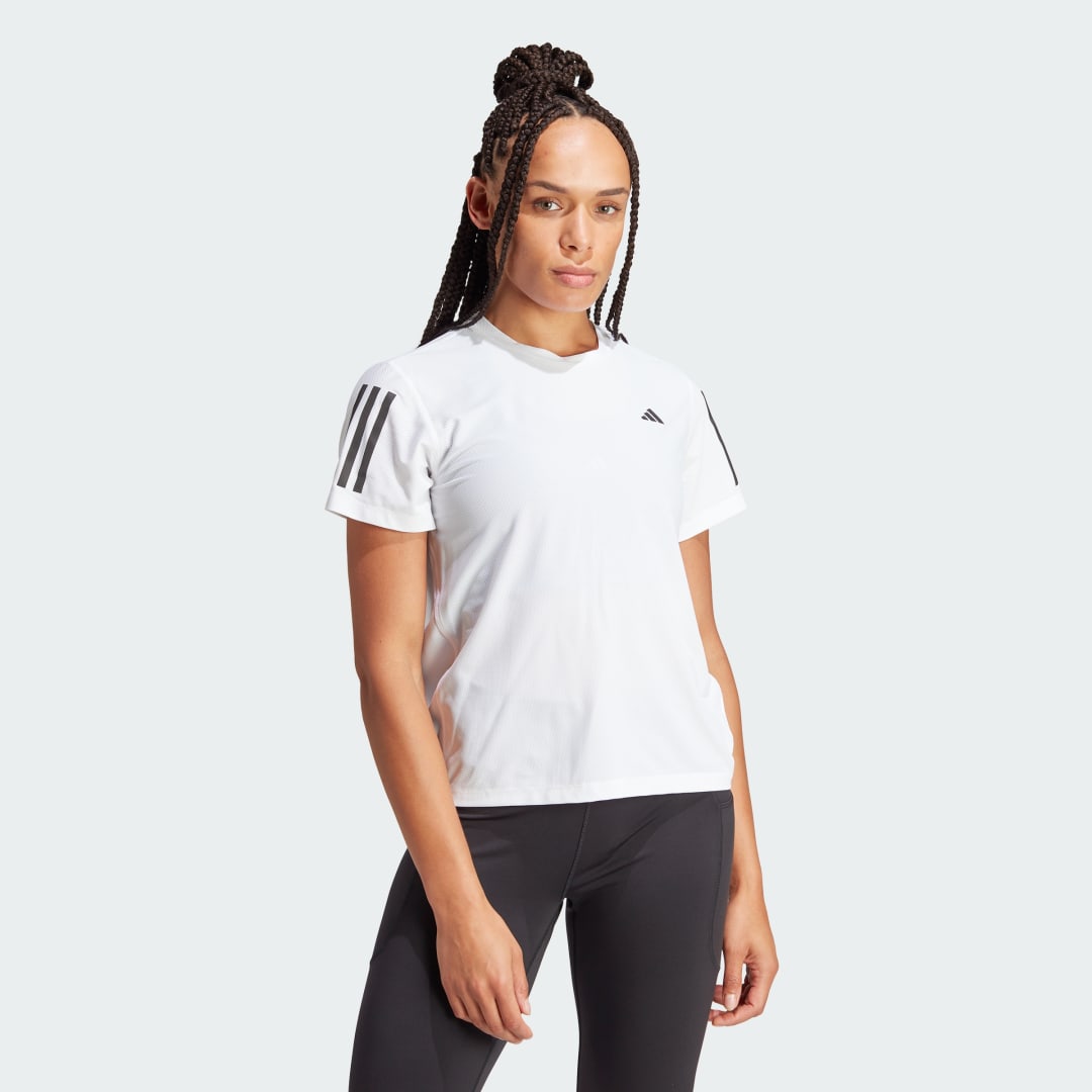 Majica adidas Performance Own the Run Tee Bela | IK7442, 1