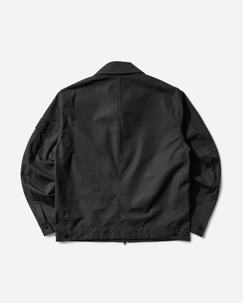 Srajce Stone Island Ghost Cotton Canvas Overshirt Črna | K2S15-1200018-S00F1 V0029