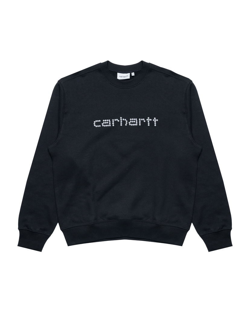 Pulover Carhartt WIP Carhartt WIP Rivet Script Sweatshirt Črna | I034415-89XX