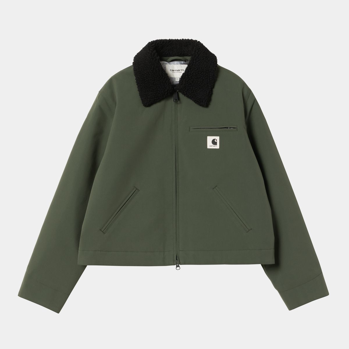 Jakna Carhartt WIP Newkirk Shearling Collar Jacket Zelena | I035699_8, 0